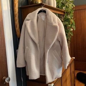 H&M Teddy Coat of No Arms
